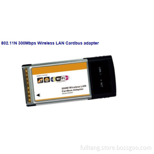 802.11n 300Mbps Wireless LAN Cardbus Adapter